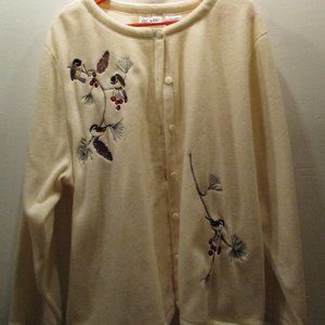 BLAIR Jacket with detailed bird embellishments 3XL